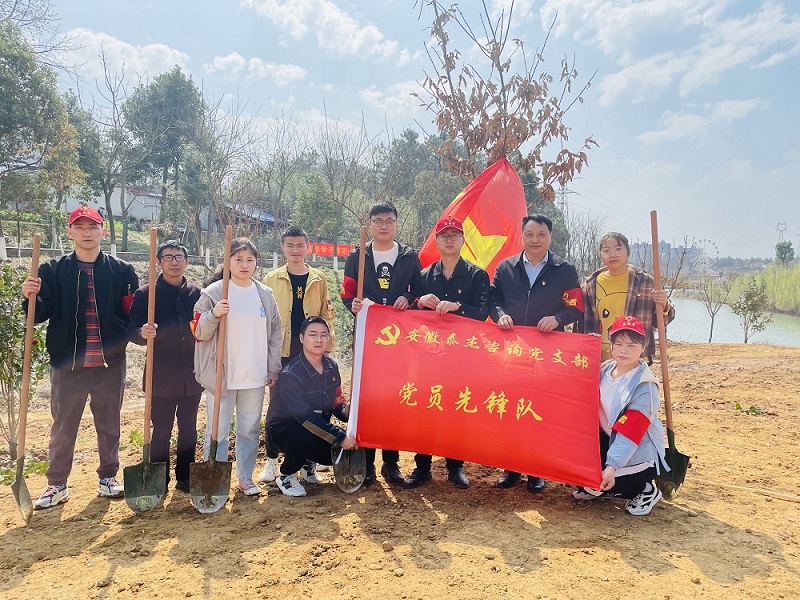 党员先锋队植树活动