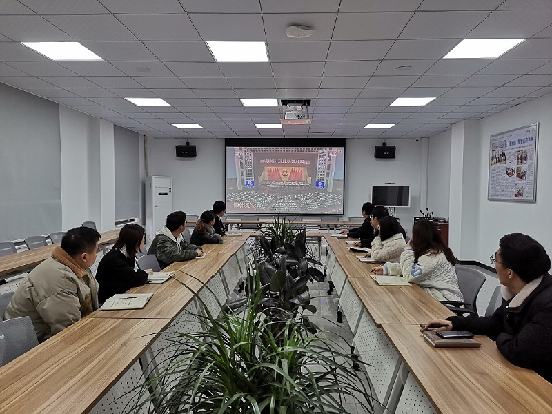 观看学习十三届全国人大四次会议